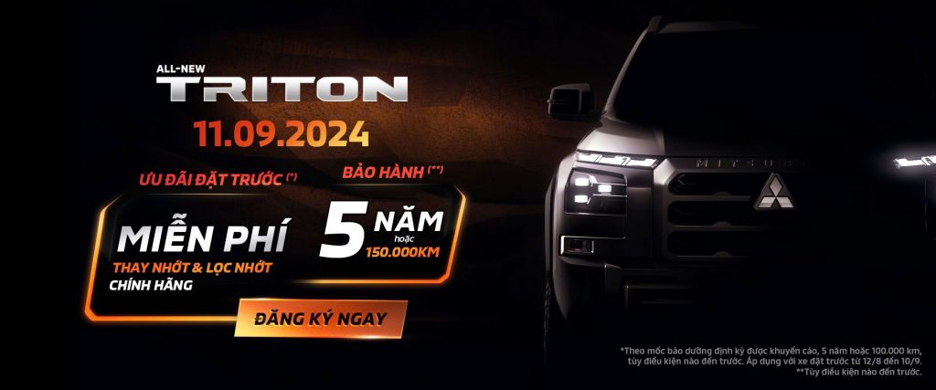 ALL-NEW TRITON CHUẨN BỊ RA MẮT NGÀY 11/9/2024